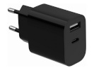 Gembird TA-UC-2AC12-01-BK 2-port universal USB charger (A+C), 2.4 A, must | Gembird
