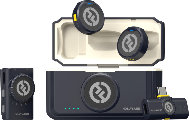 Hollylandi juhtmevaba mikrofon LARK M2 Mini Combo, kaamera vastuvõtja + USB-C vastuvõtja