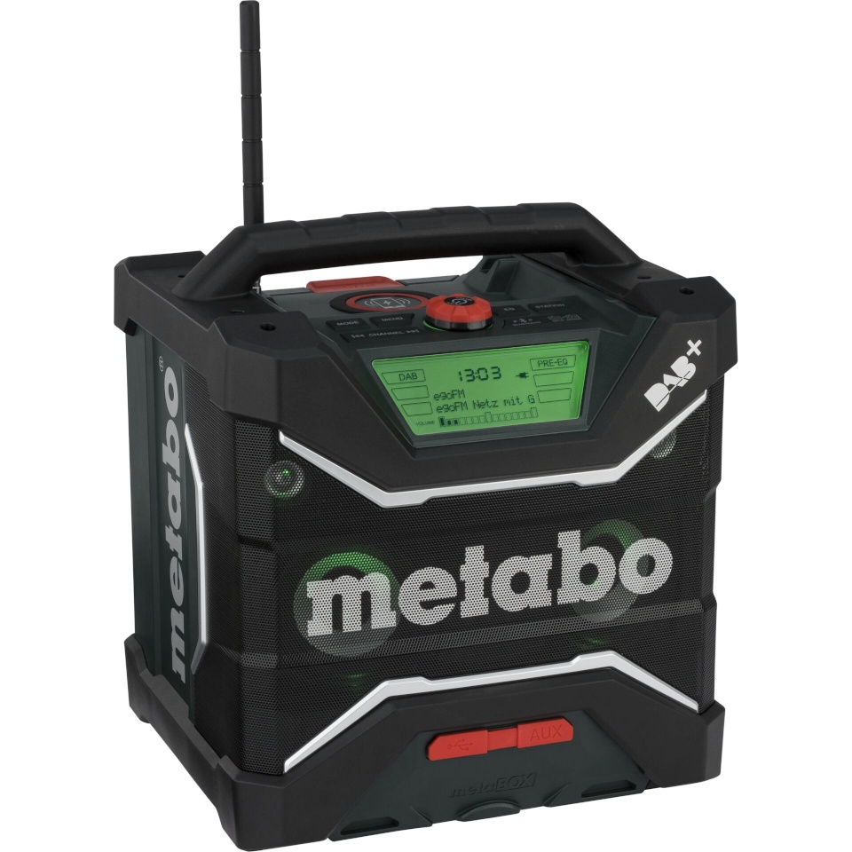 Metabo raadio RC 12-18 32W BT DAB+ Cordless Worksite Radio