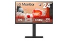 LG monitor 23.8" IPS, FHD, 16:9, 100hz 5Ms, swivel, pivot, height, tilt, 24ba650-b