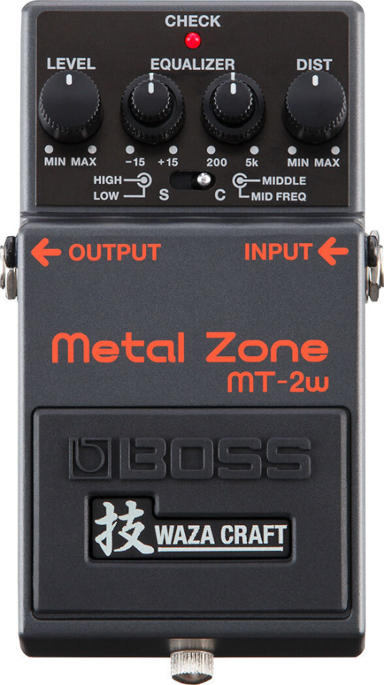 Boss kitarripedaal Waza Craft MT-2W pedaal