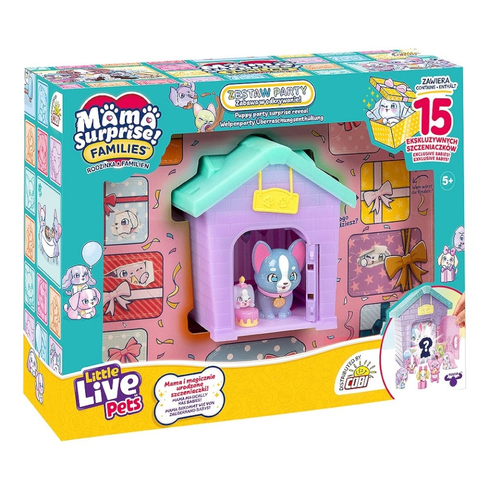 Cobi mängufiguur set Little Live Pets - Families Moms House Party
