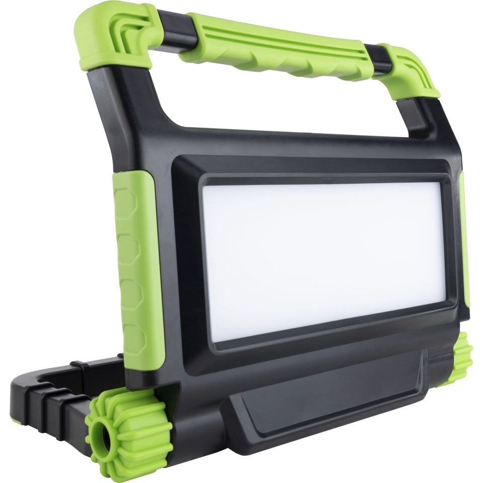 REV valgusti LED Battery Work Light Spot roheline 50W with Stand