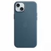 Apple kaitsekest FineWoven Case with MagSafe for iPhone 15 Plus Pacific Blue, sinine