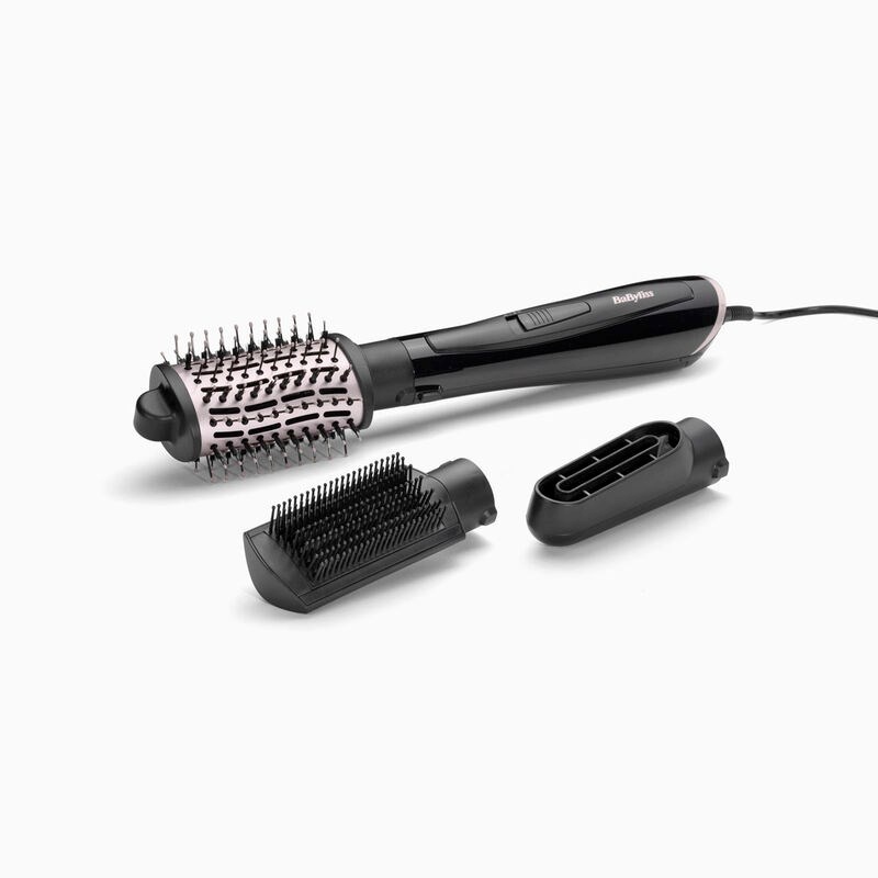 Babyliss juuksekoolutaja Style Smooth 1000 Hair Dryer Brush, must/roosa kuld