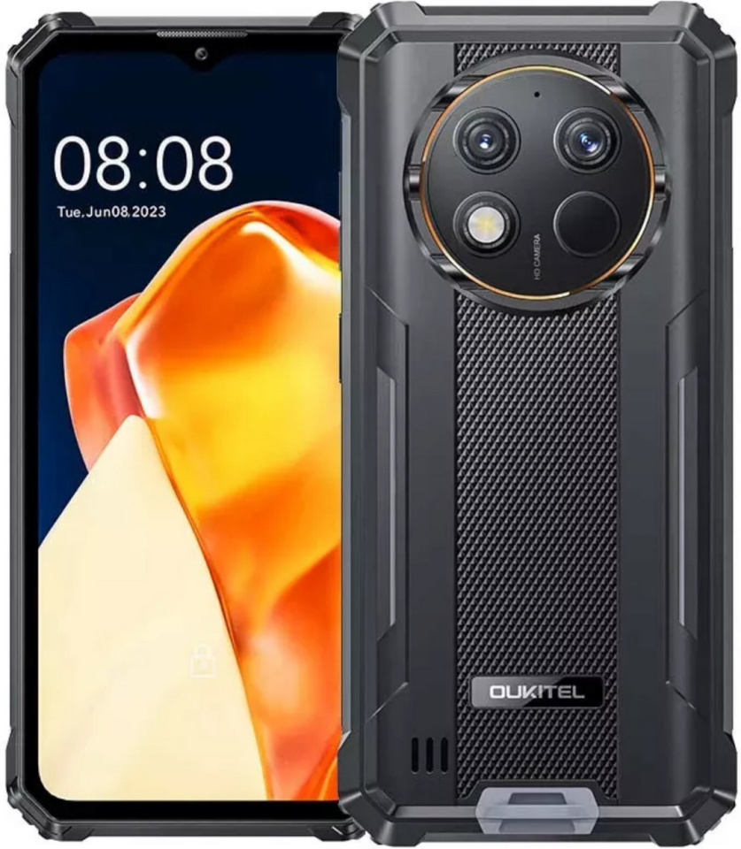 Oukitel mobiiltelefon WP28S, 128/4GB, must