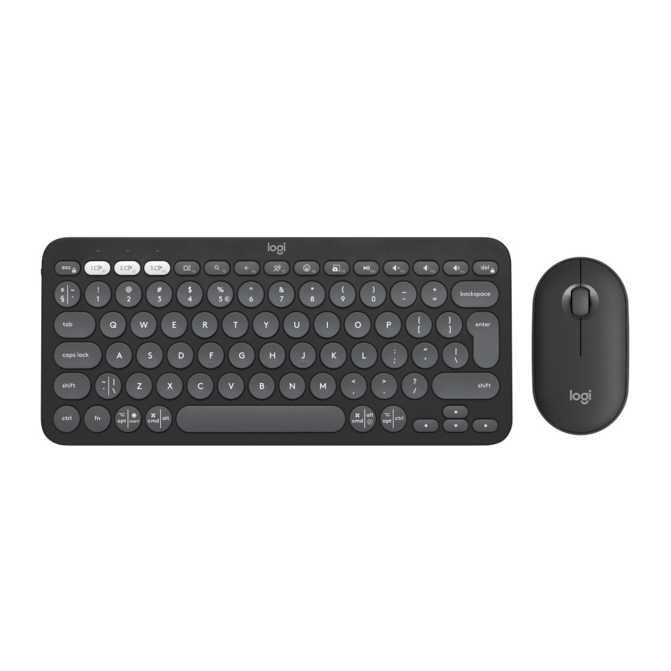 Logitech Desktop Pebble 2 Combo US (W), must