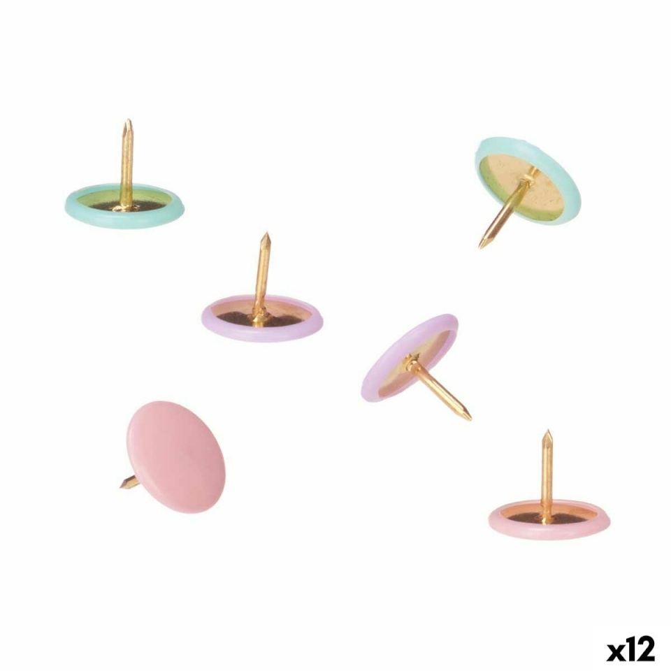 Pincello rõhknaelad 654 mitmevärviline metall 12tk