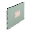 Hama fotoalbum Fine Art Spiral Salbei 36x32 50 schwarze Seiten 9871