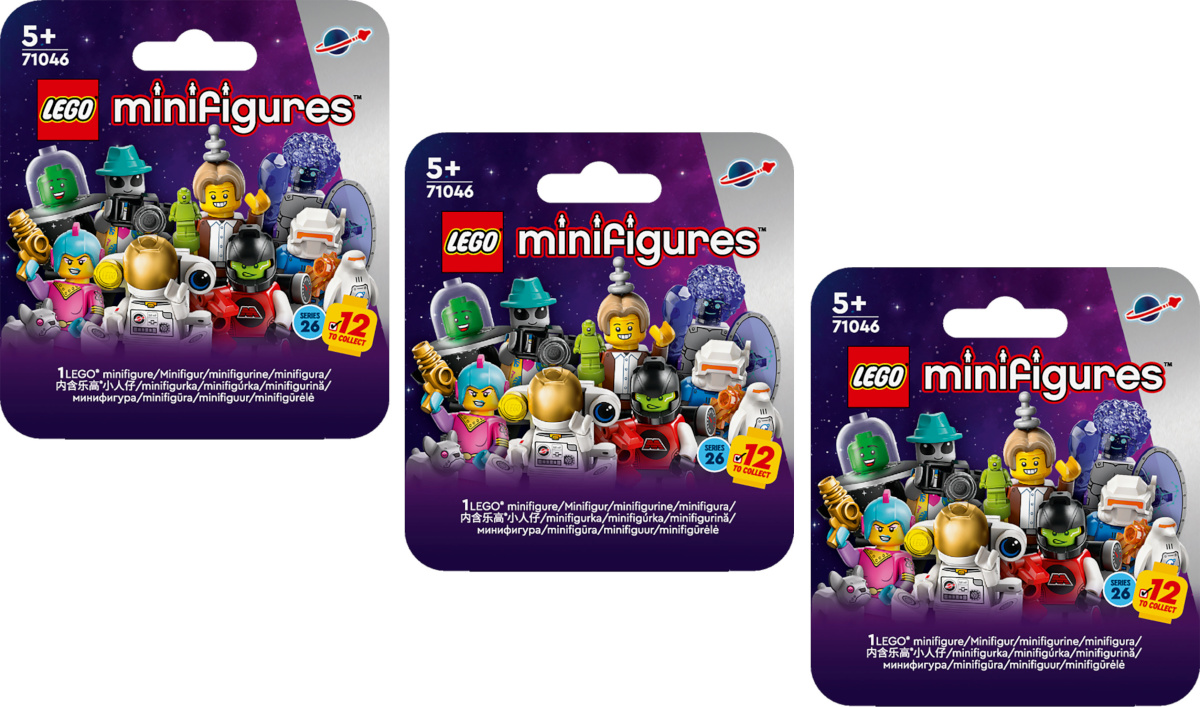 LEGO klotsid Minifiguurid 71046 - Seeria 26 - Kosmos, 3 tk pakis