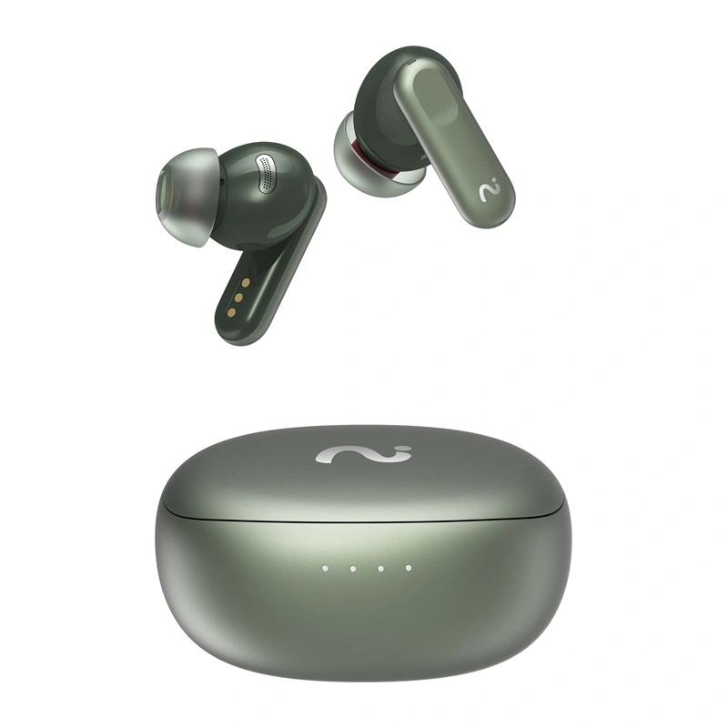 VIAIM Nano+ AI Earbuds with Voice Recorder (roheline)