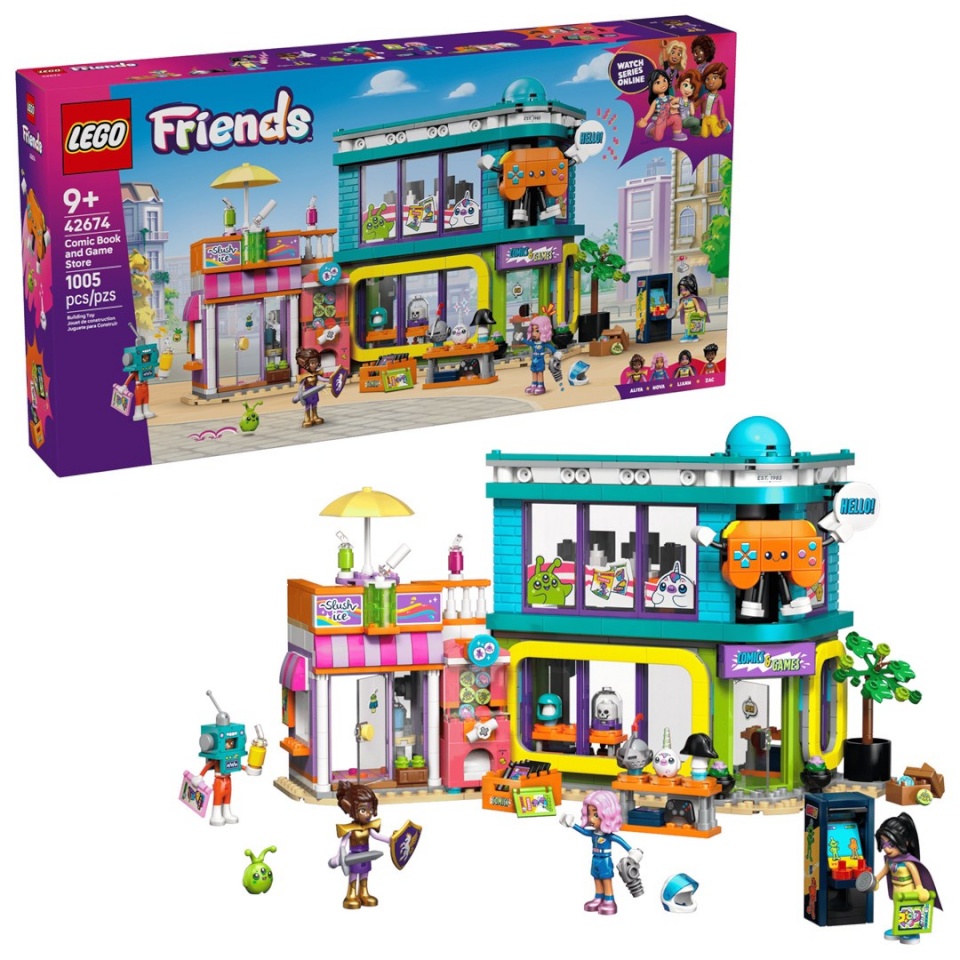 Lego klotsid FRIENDS 42674 Comic Book and Game Store