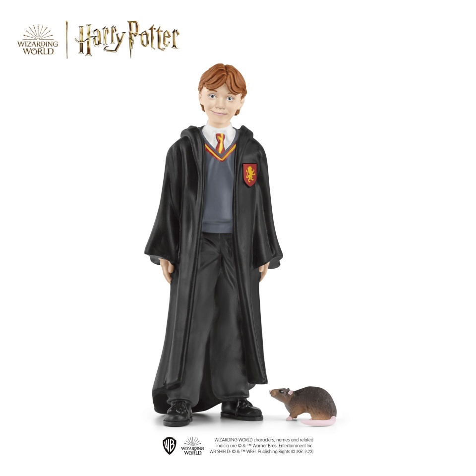 Schleich mängufiguur Wizarding World Ron Weasley & Scabbers 42634