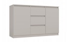 Top E Shop kummut CHEST OF DRAWERS WITH 2 DOORS AND 3 DRAWERS, CASHMERE COLOUR