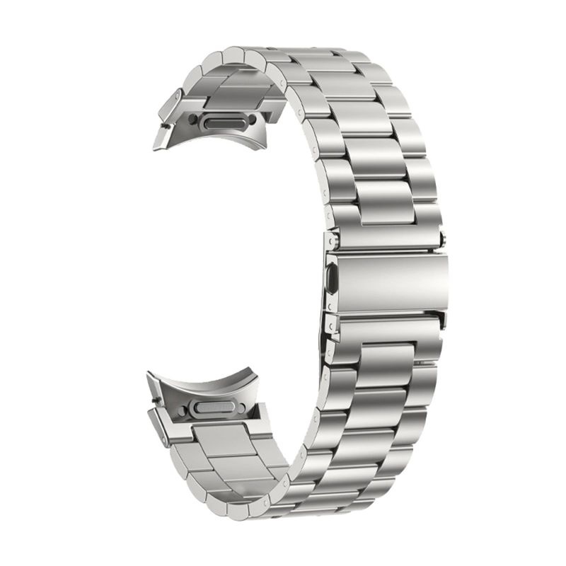 Puro METAL Stainless Steel Strap for Samsung Galaxy Watch 4/4 Classic/5/5 Pro/6/6 Classic - Silver