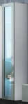 Cama Meble vitriinkapp Glass-case VIGO '180' 180/40/30 valge/hall läikega
