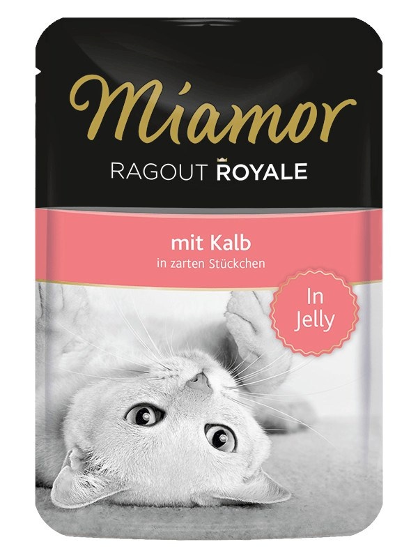 Miamor kassitoit Ragout Royale in Jelly with Veal, 100g