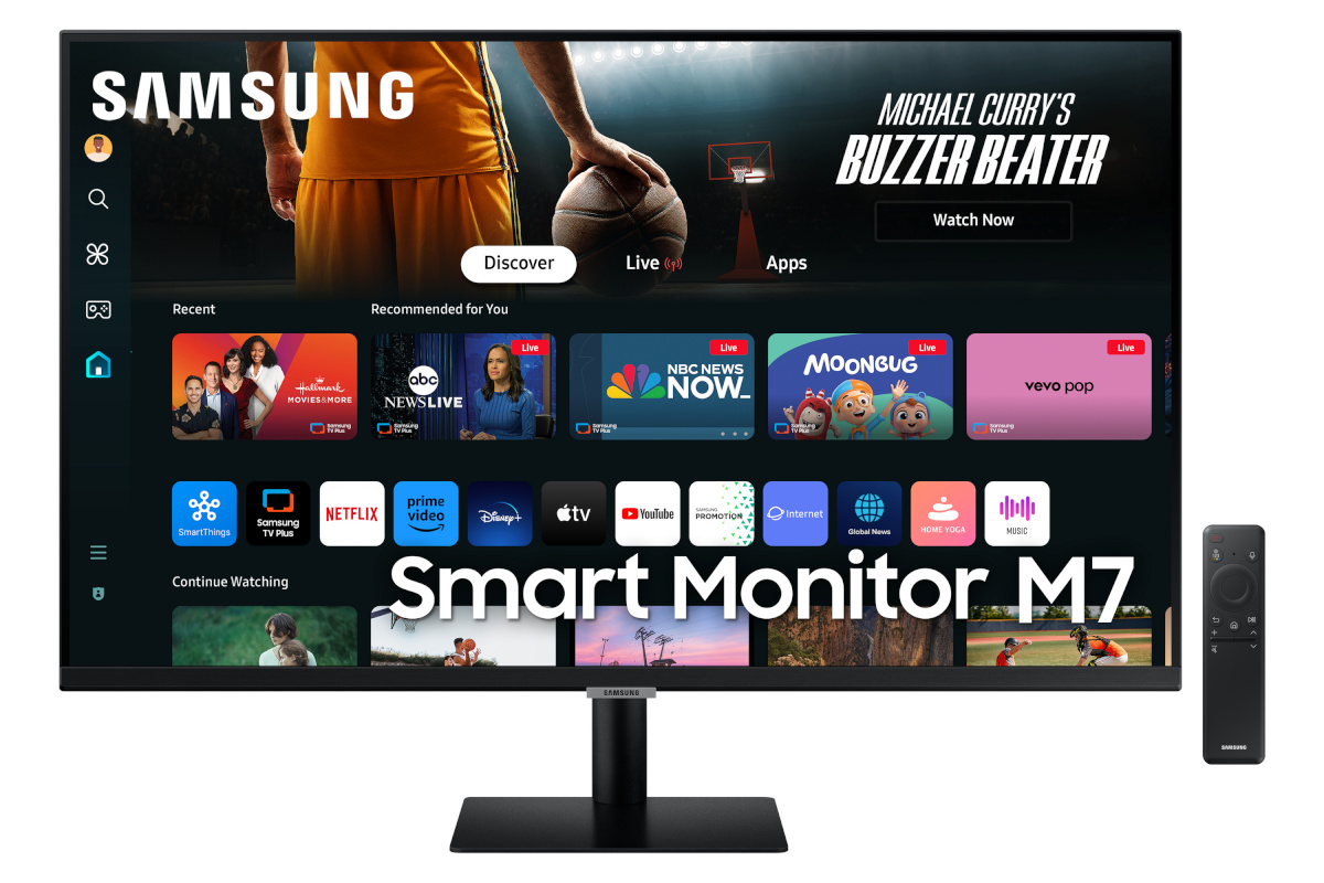 Samsung monitor LS32DM702UUXDU 32" VA Monitor UHD 3840x2160/16:9/300cd/m2/4ms, HDMI, USB |