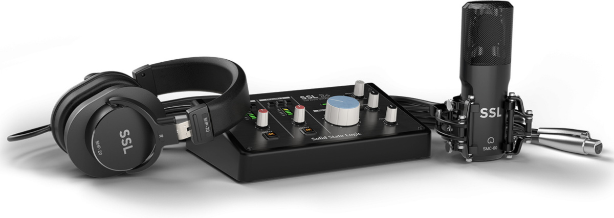 Solid State Logic 2+ Recording Pack helikaardipakett