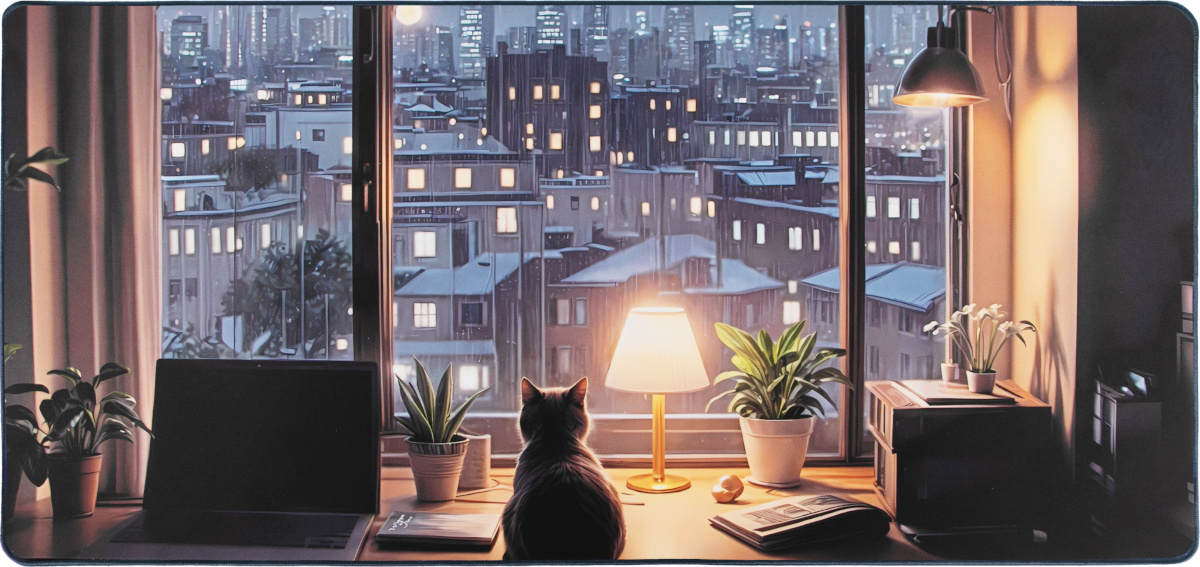 Blackstorm City View hiirematt, 40 × 80 cm