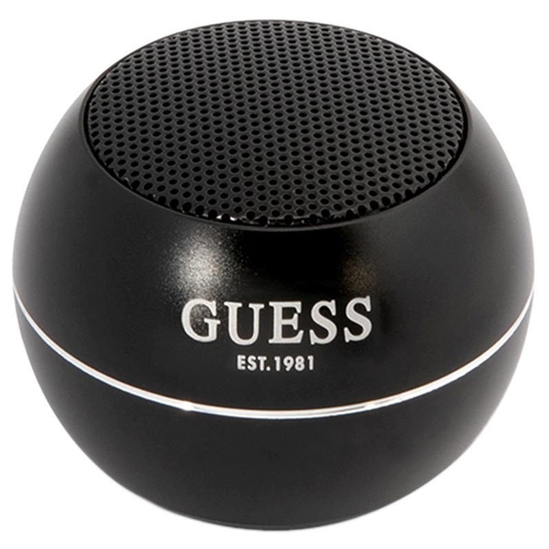 Guess kõlar Mini Bluetooth Speaker 3W 4H Black, must