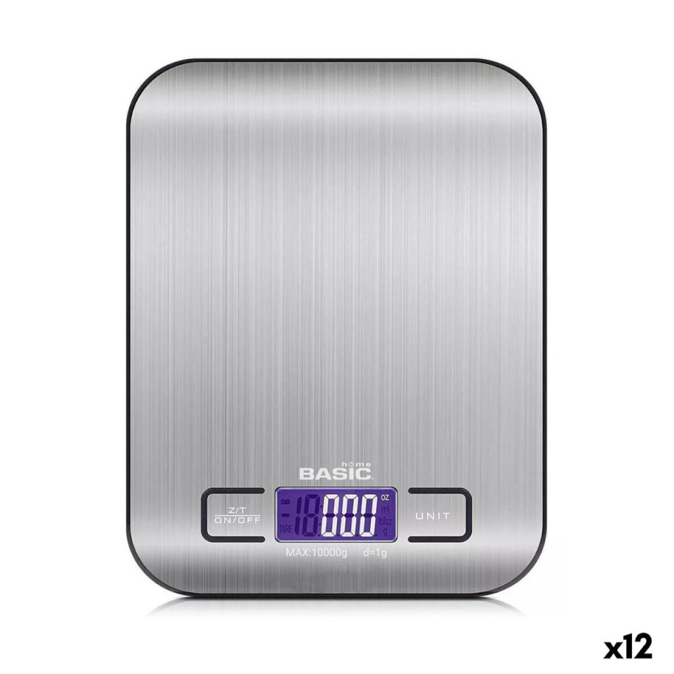 Basic Home köögikaal Hõbedane 10kg (12 Ühikut)