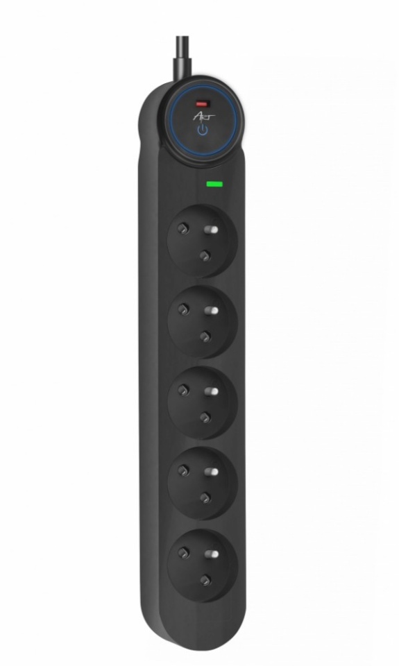 Art pikendusjuhe Surge protective device SPD 5 sockets