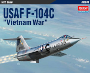 Academy liimitav mudel USAF F-104C Vietnam War 1/72
