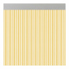 Acudam Kardin Ferrara Uksed kollane läbipaistev Välimus PVC Alumiinium 90x210cm