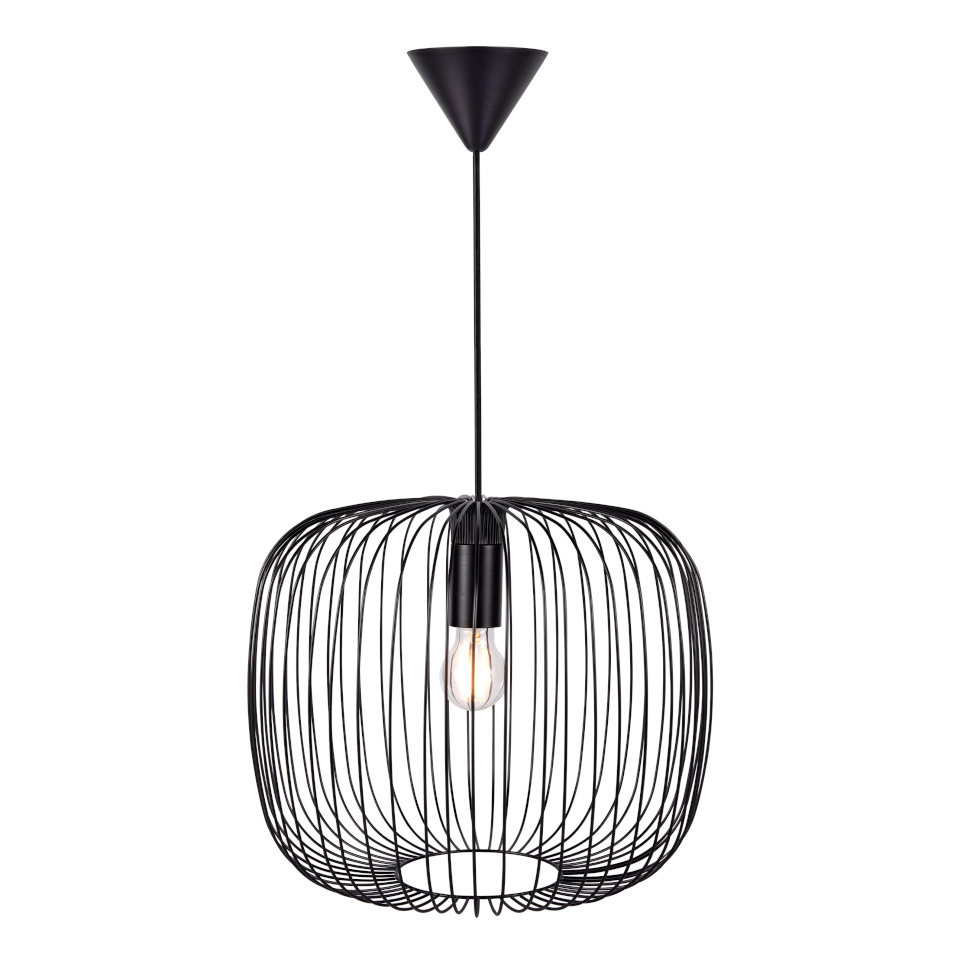 Nordlux rippvalgusti Beroni 40, must