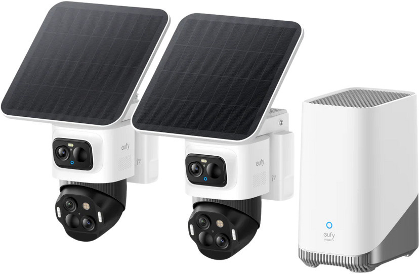 Anker turvakaamera eufyCam S4 Two-Pack Security Camera, valge