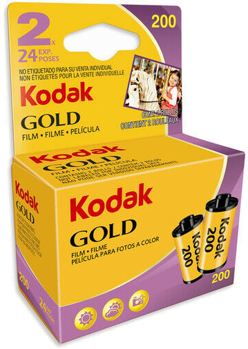 Kodak film Gold 200/24x2