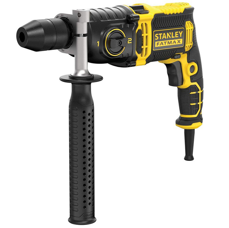 Stanley akutrell | 2-Gear Percussion Hammer Drill With Kitbox | FMEH1100K-QS | 1100 W