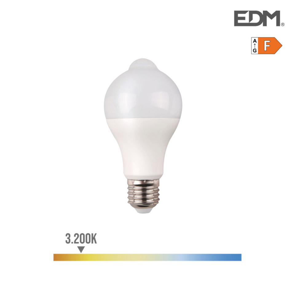 EDM LED pirn F 12 W E27 1055 lm 6x11cm (3200 K)