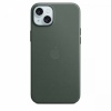 Apple kaitsekest FineWoven Case with MagSafe for iPhone 15 Plus Evergreen, roheline