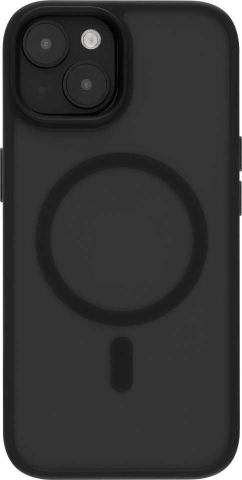 FoneKit kaitseümbris MagSafe- Soft Touch, iPhone 15, must/hall