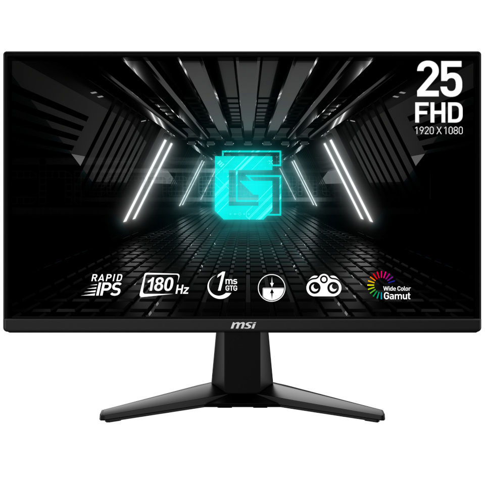 MSI monitor g255f 24.5" IPS, FHD, 16:9, 180hz 1Ms, g255f