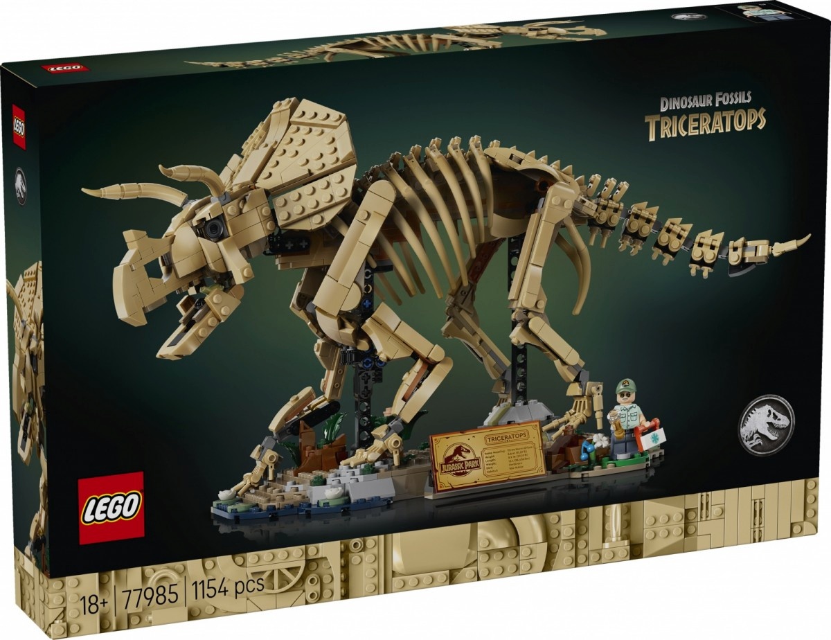 LEGO klotsid 77985 Jurassic World Dinosaurier-Fossilien: Triceratops