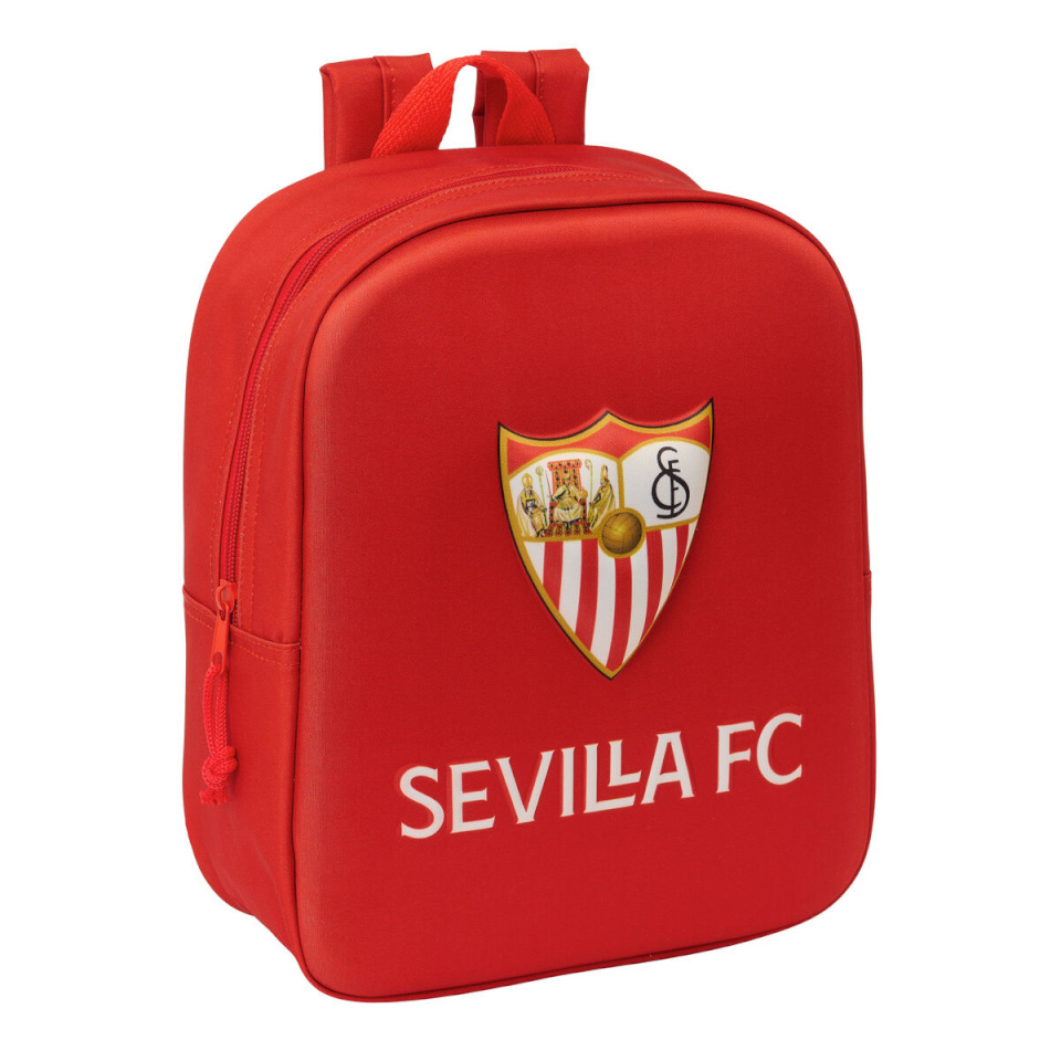 Sevilla Fútbol Club seljakott punane 22x27x10cm 3D