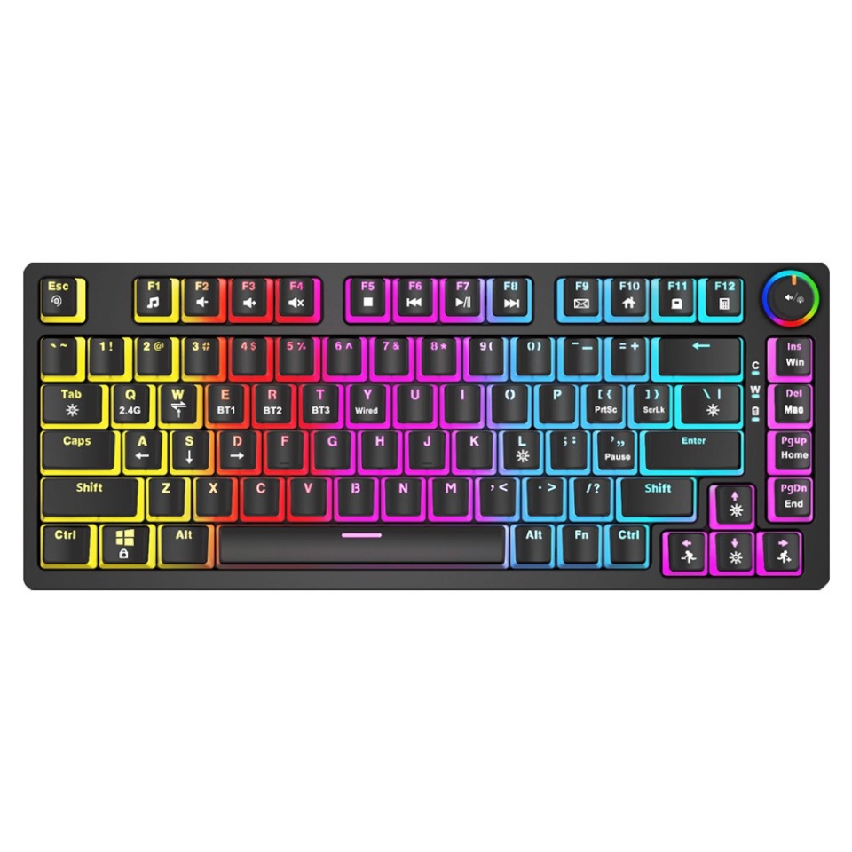 Savio klaviatuur Keyboard Phenix ABS punane Savio