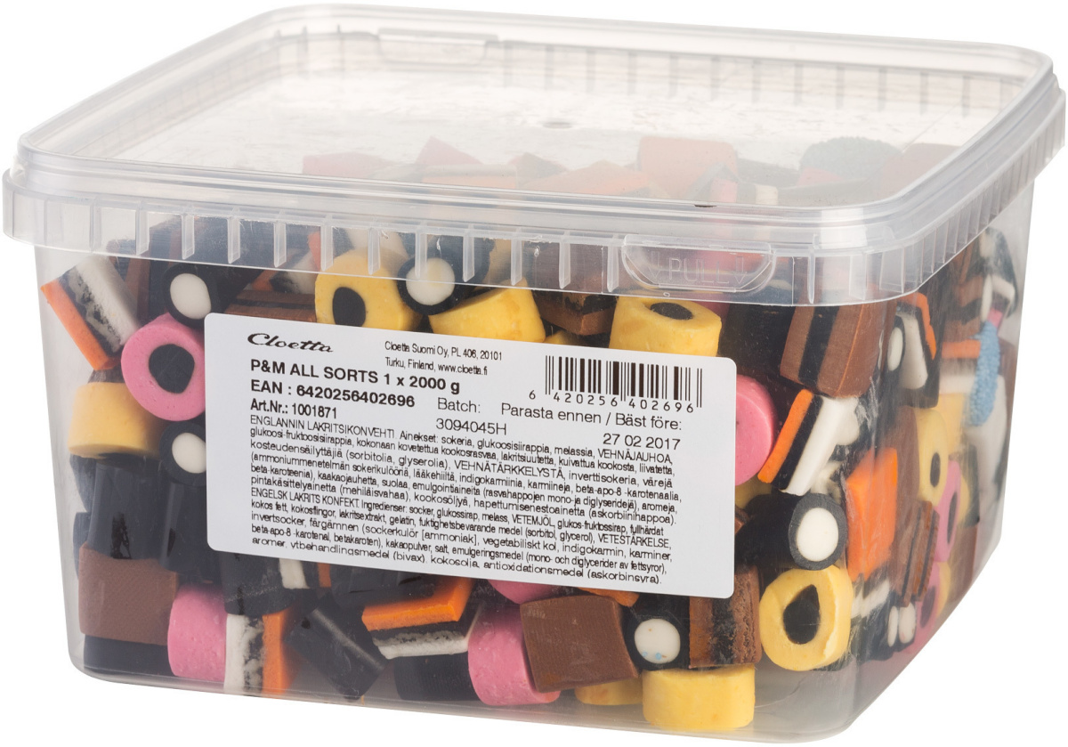 Cloetta lahtised kommid Allsorts, 2kg