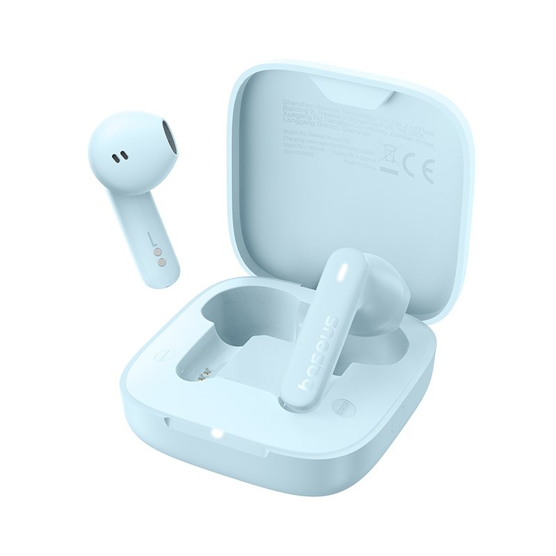 Baseus kõrvaklapid Bowie E16 True juhtmevabad Earphones In-ear Calls/Music USB Type-C Bluetooth sinine