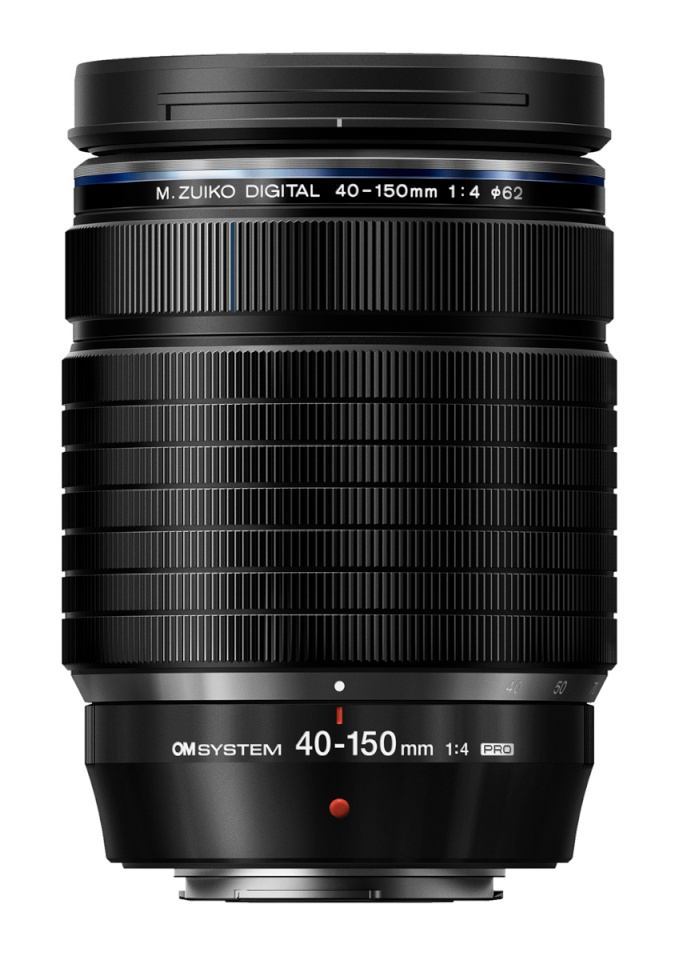 OM SYSTEM M.Zuiko 4.0/40-150mm PRO must, objektiiv