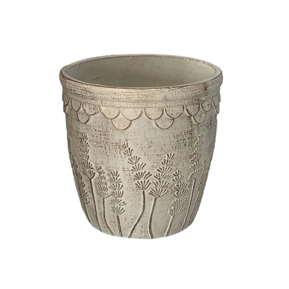 H4Y lillepott SUNNY LAVENDEL D31xH33cm, kreem