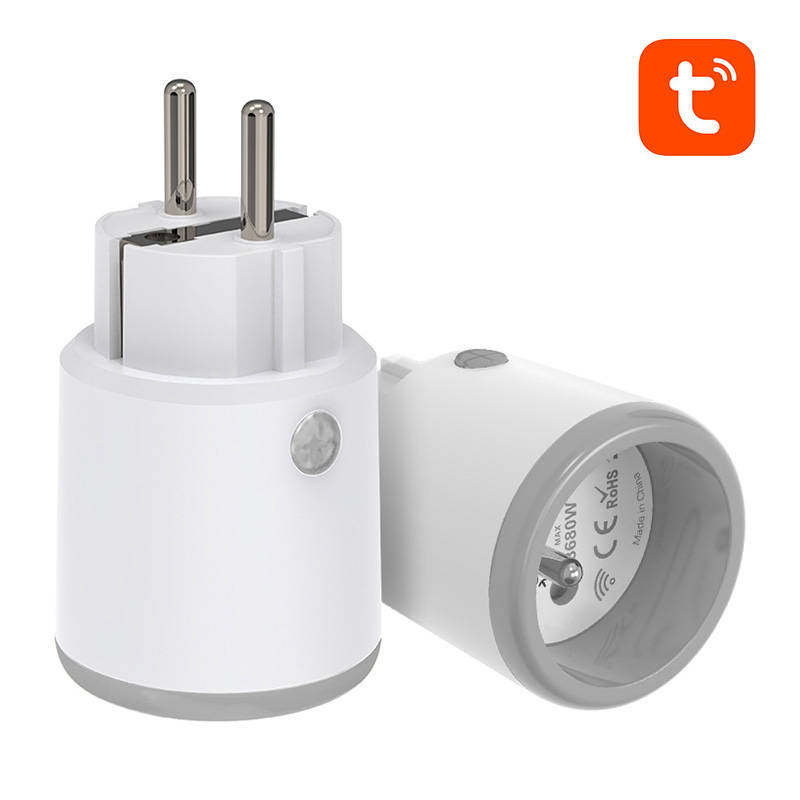 Neo nutipistik Smart Plug WiFi NAS-WR15W Tuya 16A FR, valge