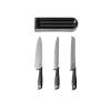 Brabantia kööginugade komplekt Knife Block Tasty+, 3-osaline Dark Grey