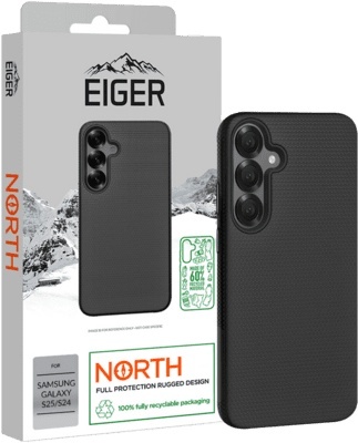 Eiger kaitsekest North Case Galaxy S25/S24 must