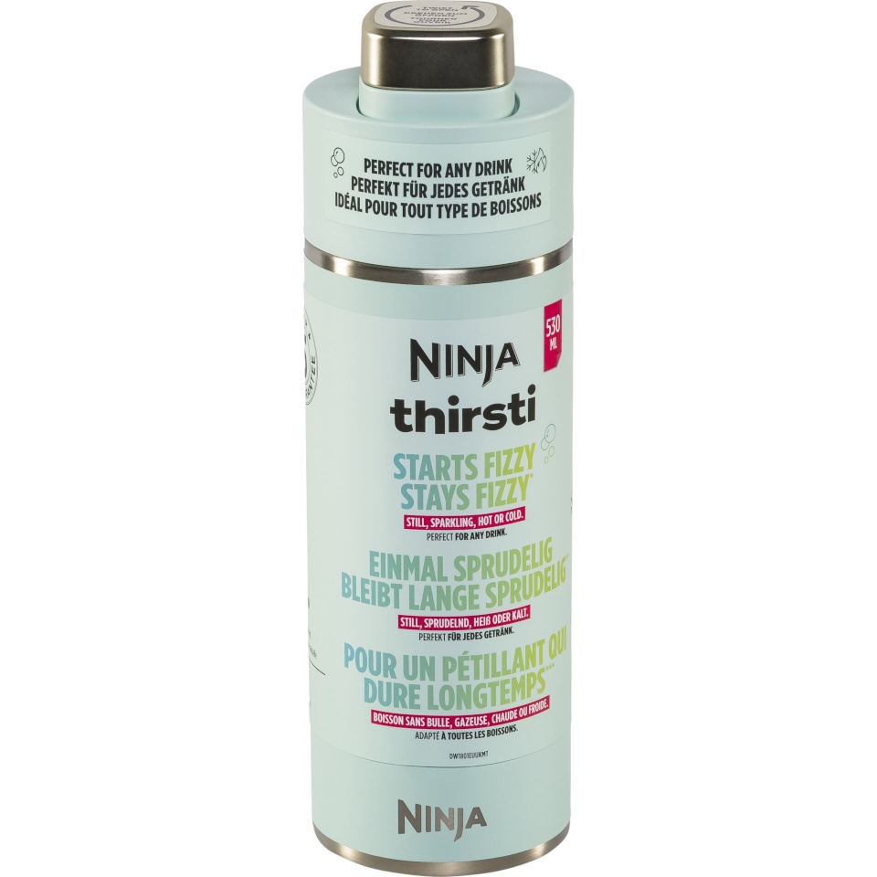 Ninja joogipudel Thirsti Drink Bottle, 530ml (mündiroheline/roostevaba)
