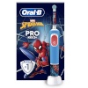 Braun elektriline hambahari Oral-B Pro Kids Spiderman Electric Toothbrush, sinine/punane