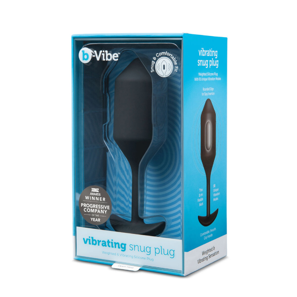 B-Vibe Snug XL anaaltapp Vibrating must